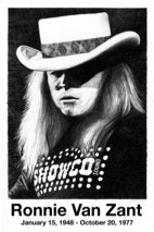 Ronnie Van Zant Portrait - Graphite Pencil